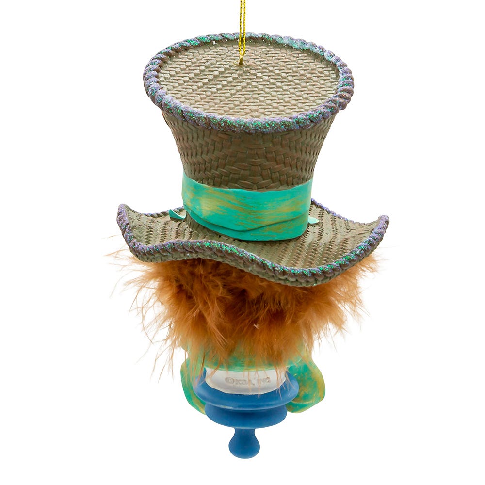 Kurt Adler 6-Inch Resin Hollywood Hats Hatter Ornament